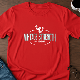 Vintage Strength T Shirt Gift For Adults
