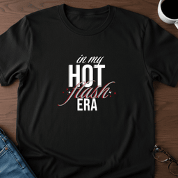 In My Hot Flash Era T Shirt Gift For Adults