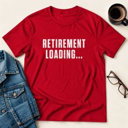 Retirement Loading T Shirt Gift For Adults