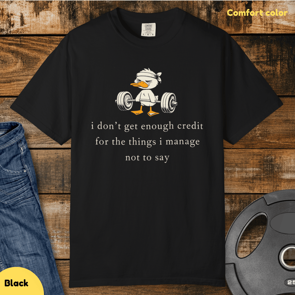 Tired Goose Dont Get Enough Credit Vintage Wash T Shirt Gift For Fitness Lover