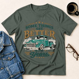 Some Things Get Better With Miles T Shirt Gift For Adults