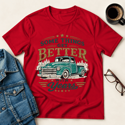 Some Things Get Better With Miles T Shirt Gift For Adults