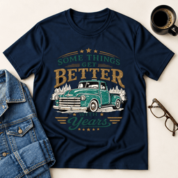 Some Things Get Better With Miles T Shirt Gift For Adults