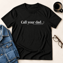 Call Your Dad T Shirt Gift For Dad