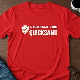 Marked Safe From Quicksand T Shirt Gift For Adults