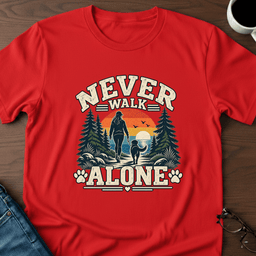 Never Walk Alone T Shirt Gift For Adults