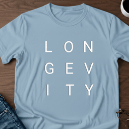 Longevity T Shirt Gift For Adults