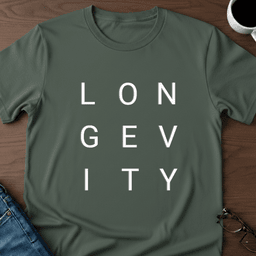 Longevity T Shirt Gift For Adults