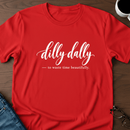 Dilly Dally T Shirt Gift For Adults