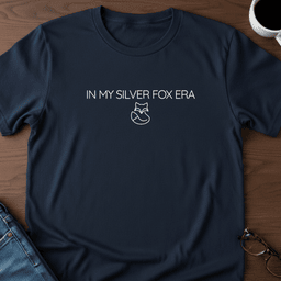 In My Silver Fox Era T Shirt Gift For Adults