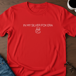 In My Silver Fox Era T Shirt Gift For Adults