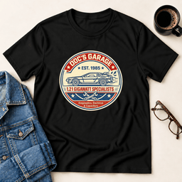 Docs Garage T Shirt Gift For Adults