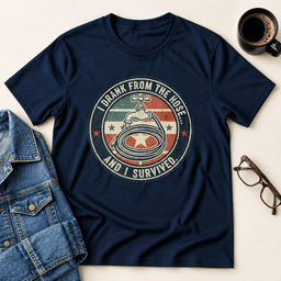 I Drank From The Hose And Survived T Shirt Gift For Adults
