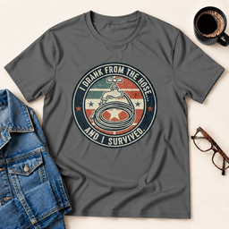 I Drank From The Hose And Survived T Shirt Gift For Adults