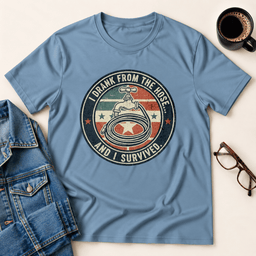 I Drank From The Hose And Survived T Shirt Gift For Adults