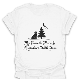 Favorite Place Is Anywhere With You T Shirt Gift For Hiker