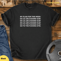 My Plan For This Week Vintage Wash T Shirt Gift For Fitness Lover