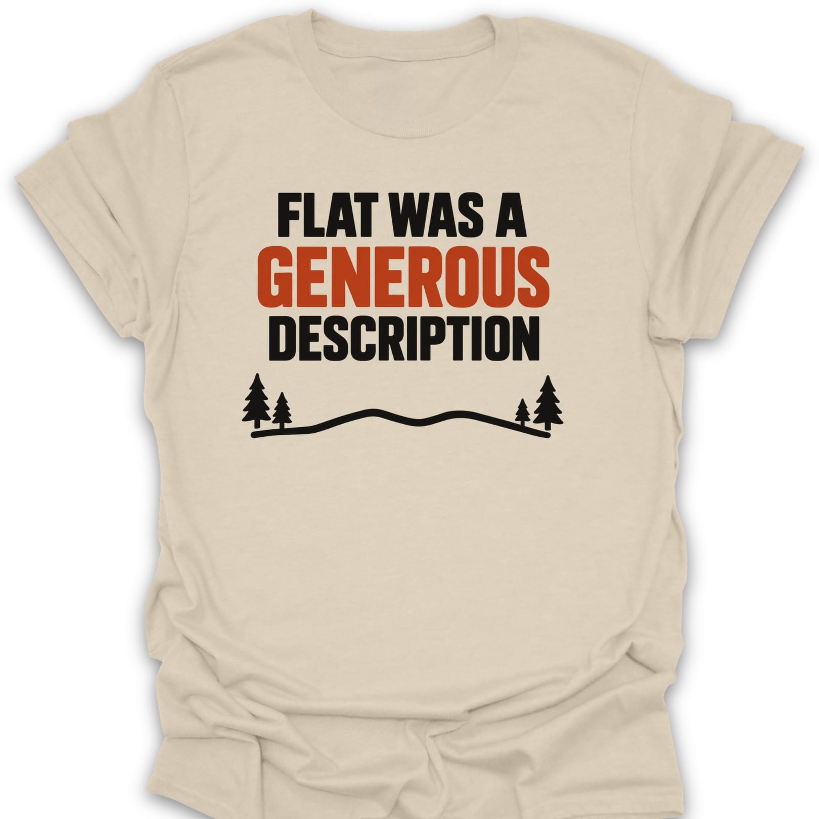 Generous Description T Shirt Gift For Hiker