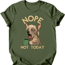 Peruvian Not Today T Shirt Gift For Dog Lover