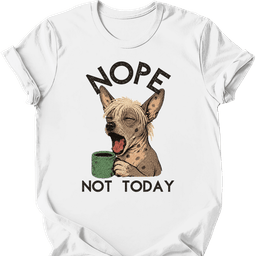 Peruvian Not Today T Shirt Gift For Dog Lover