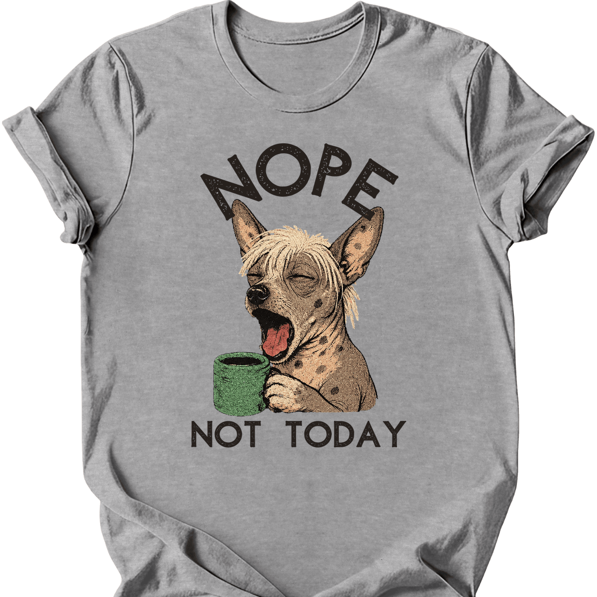 Peruvian Not Today T Shirt Gift For Dog Lover