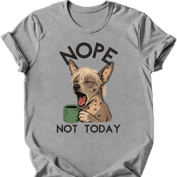 Peruvian Not Today T Shirt Gift For Dog Lover