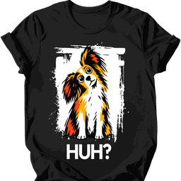 Papillon Huh Dog T Shirt Gift For Dog Lover