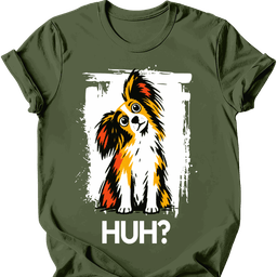 Papillon Huh Dog T Shirt Gift For Dog Lover