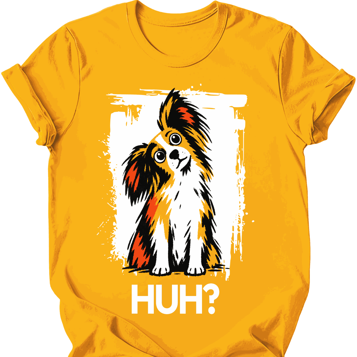 Papillon Huh Dog T Shirt Gift For Dog Lover