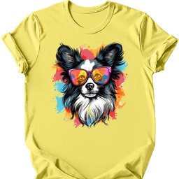 Papillon Top Dog T Shirt Gift For Dog Lover