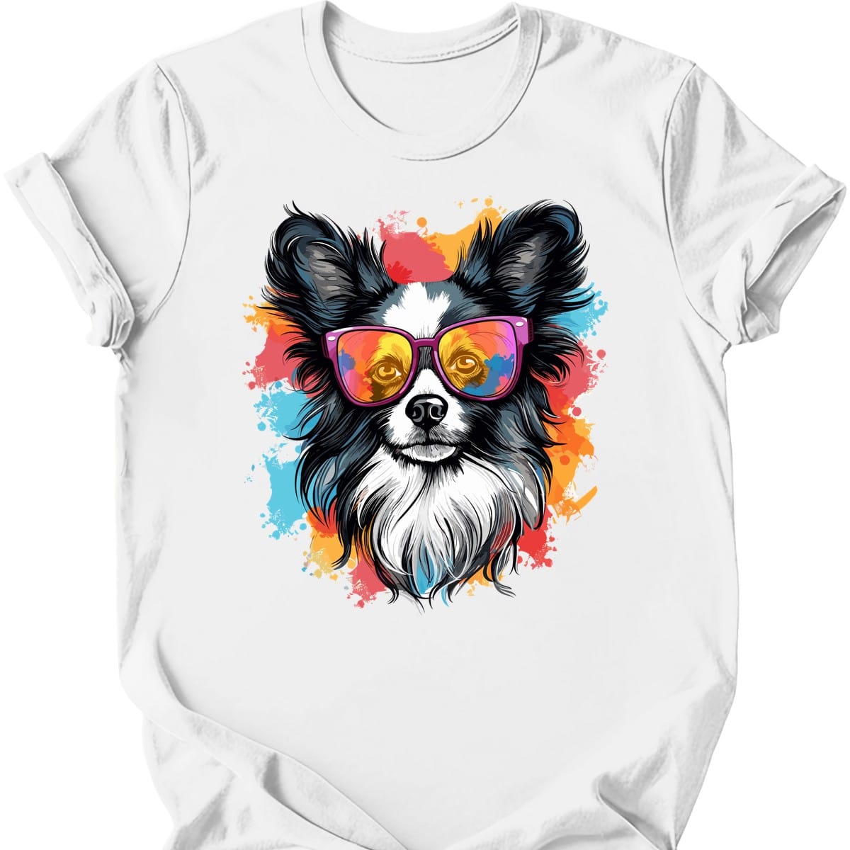 Papillon Top Dog T Shirt Gift For Dog Lover
