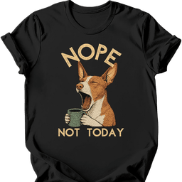Podenco Not Today T Shirt Gift For Dog Lover