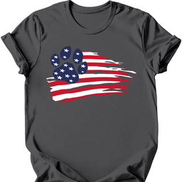 Paws And Stripes T Shirt Gift For Dog Lover