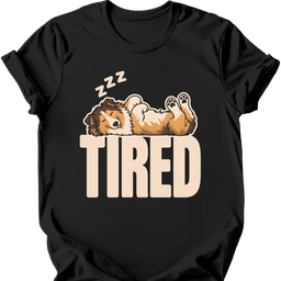 Rough Collie Tired Dog T Shirt Gift For Dog Lover