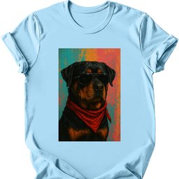 Rottweiler Punk Dog T Shirt Gift For Dog Lover