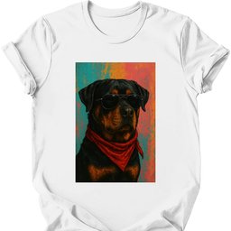 Rottweiler Punk Dog T Shirt Gift For Dog Lover