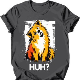Pomeranian Huh Dog T Shirt Gift For Dog Lover