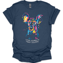 Poodle Love Comes In Many Colors T Shirt Gift For Dog Lover