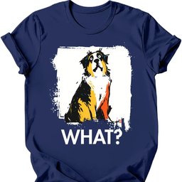 Saint Bernard What Dog T Shirt Gift For Dog Lover
