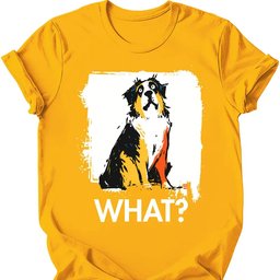Saint Bernard What Dog T Shirt Gift For Dog Lover