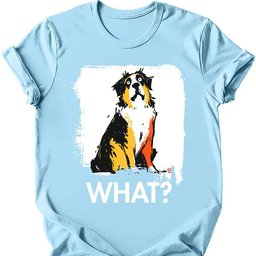 Saint Bernard What Dog T Shirt Gift For Dog Lover