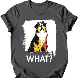 Saint Bernard What Dog T Shirt Gift For Dog Lover