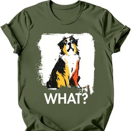 Saint Bernard What Dog T Shirt Gift For Dog Lover