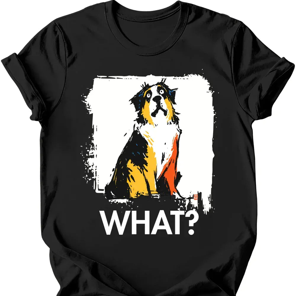 Saint Bernard What Dog T Shirt Gift For Dog Lover