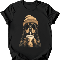 Rottweiler Hipster Dog T Shirt Gift For Dog Lover