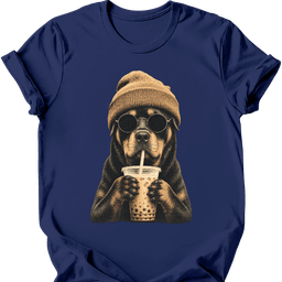 Rottweiler Hipster Dog T Shirt Gift For Dog Lover