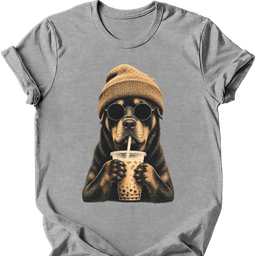 Rottweiler Hipster Dog T Shirt Gift For Dog Lover