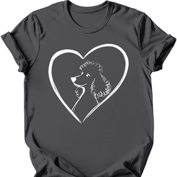 Poodle Heart Dog T Shirt Gift For Dog Lover