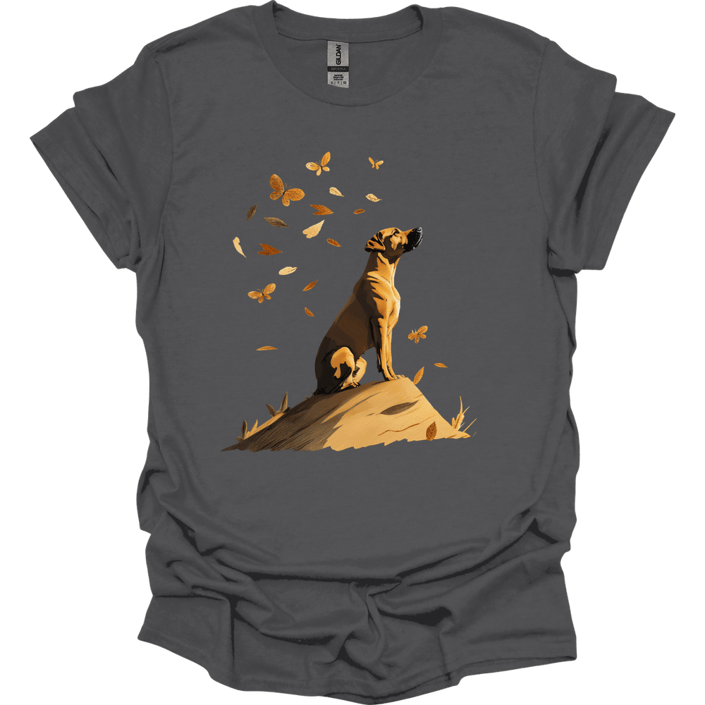 Rhodesian Ridgeback Fall Dog T Shirt Gift For Dog Lover