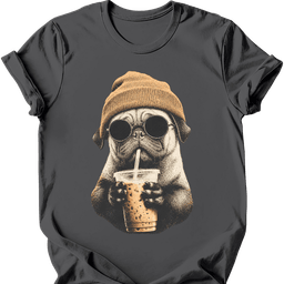Pug Hipster Dog T Shirt Gift For Dog Lover